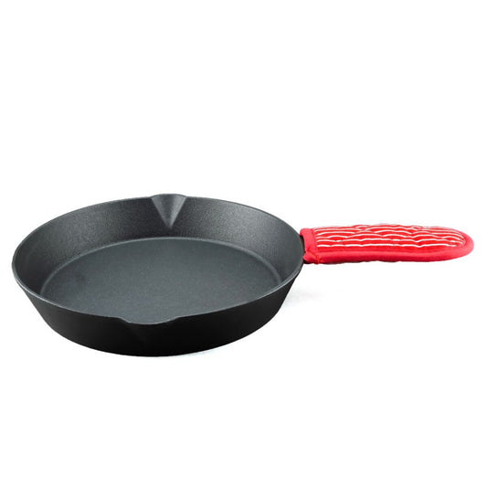 Cast Iron Round Frypan With Bonus Mitt - 25cm