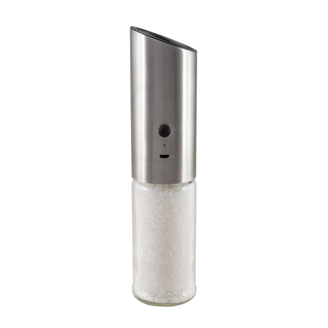 Royale Electric Rechargeable Mill | Gift Box (S/Steel) 24Cm ~ Australian Sea Salt 200G