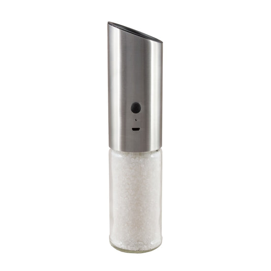 Royale Electric Rechargeable Mill | Gift Box (S/Steel) 24Cm ~ Australian Sea Salt 200G