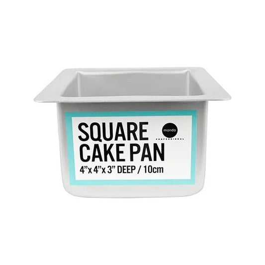Mondo Pro Square Cake Tin 4 10x7.5cm
