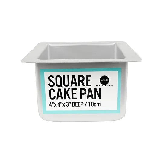 Mondo Pro Square Cake Tin 4 10x7.5cm
