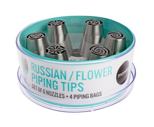 Mondo Russian / Flower Piping Tips Set