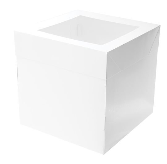 Mondo White Cake Box 12in Tall - Square 14in X 14in