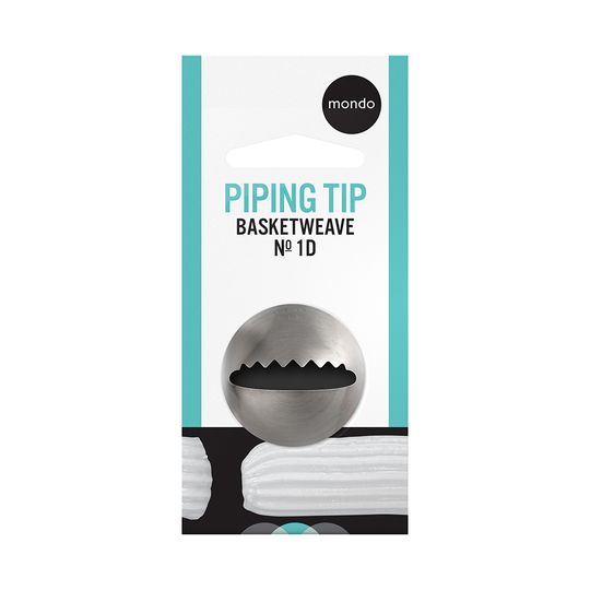 Mondo #1d S/s Basketweave Piping Tip