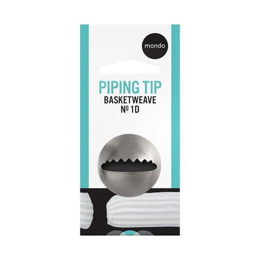 Mondo #1d S/s Basketweave Piping Tip