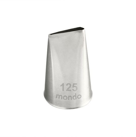 Mondo #125 S/s Lg Petal Piping Tip- Stainless Steel