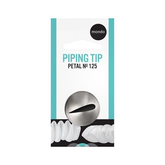 Mondo #125 S/s Lg Petal Piping Tip- Stainless Steel