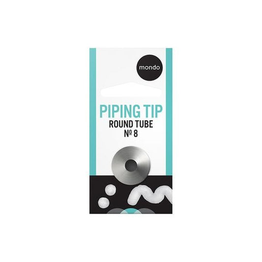 Mondo #8 S/s Round Piping Tip