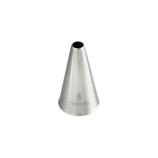 Mondo #8 S/s Round Piping Tip