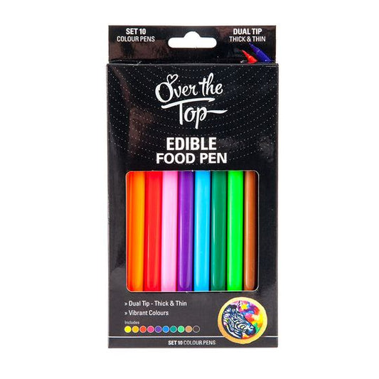 Over The Top Edible Colour Pen Set