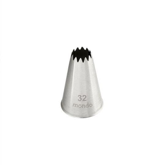 Mondo #32 S/s Open Star Piping Tip