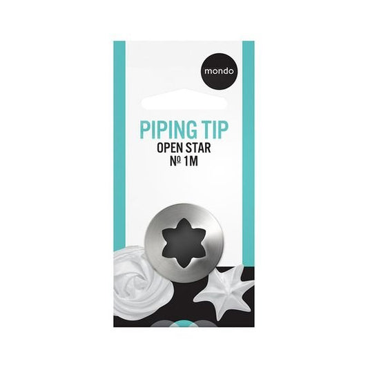 Mondo #1m S/s Open Star Piping Tip