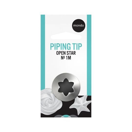 Mondo #1m S/s Open Star Piping Tip