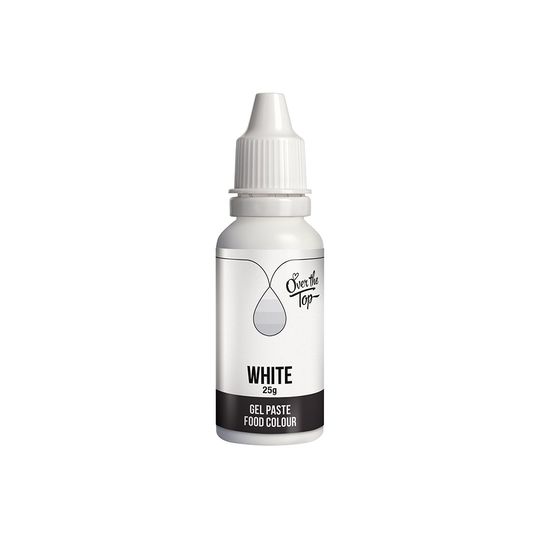 Over The Top Food Colour - White 25G
