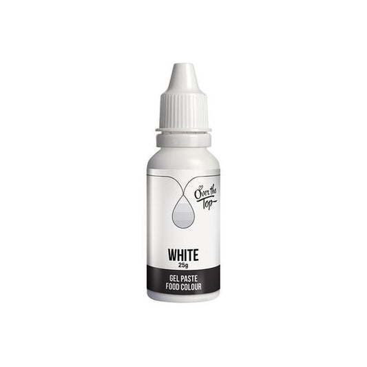 Over The Top Food Colour - White 25G