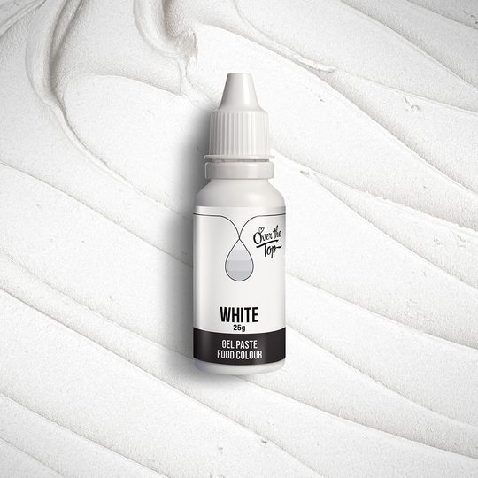 Over The Top Food Colour - White 25G