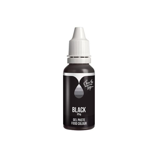 Over The Top Food Colour - Black 25G