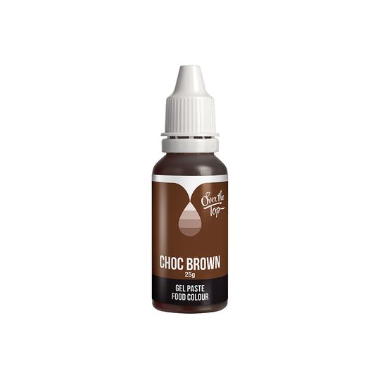 Over The Top Food Colour - Chocolate Brown 25g