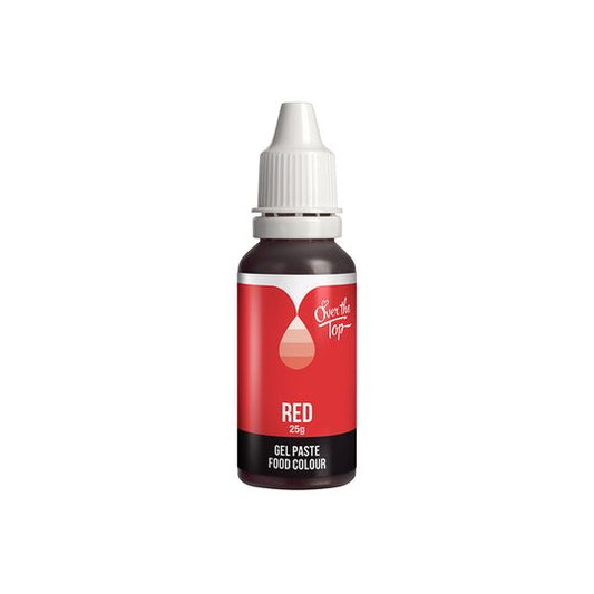Over The Top Food Colour - Red 25G