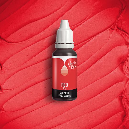 Over The Top Food Colour - Red 25G