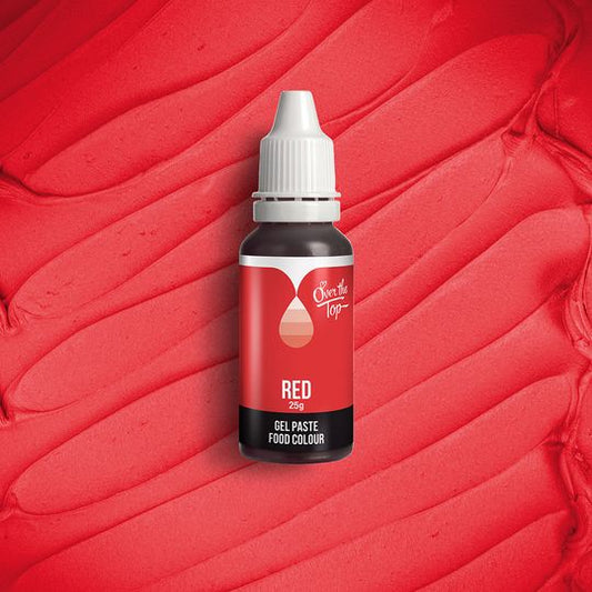 Over The Top Food Colour - Red 25G