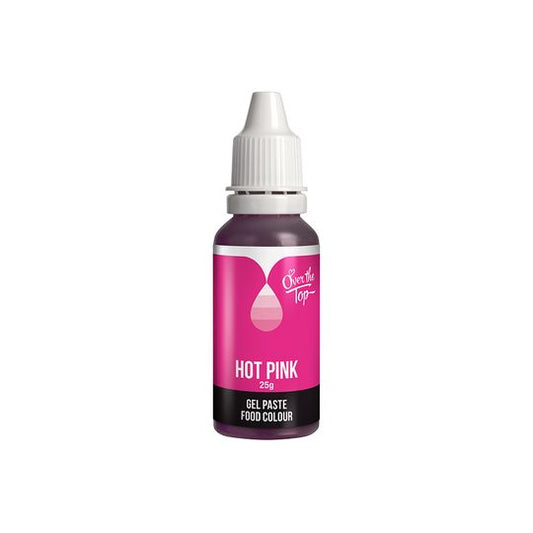 Over The Top Food Colour - Hot Pink 25G