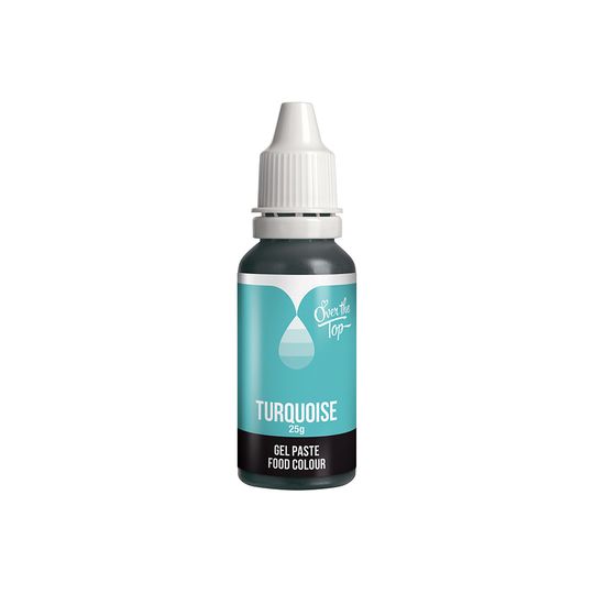Over The Top Food Colour - Turquoise 25G