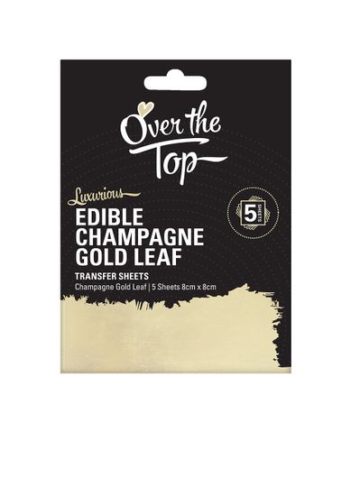 Over The Top Edible Champagne Gold Leaf