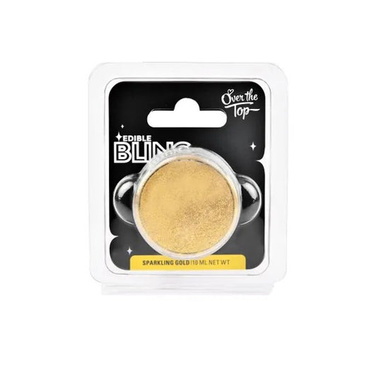 Over The Top Edible Bling Gold Glitz Lustre Dust 10ml
