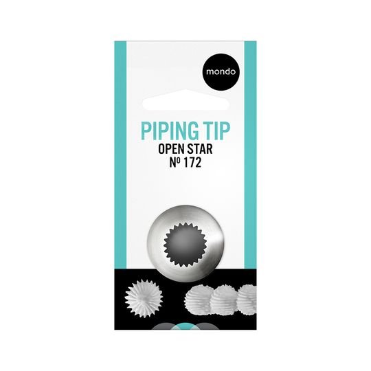Mondo #172 S/S Open Star Piping Tip