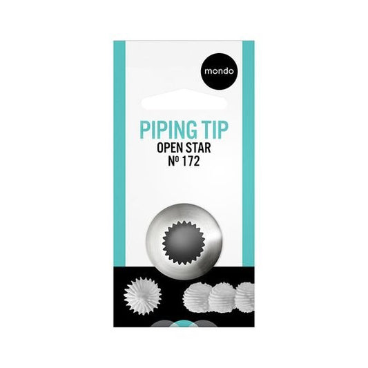 Mondo #172 S/S Open Star Piping Tip