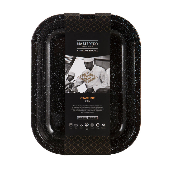Masterpro Vitreous Enamel Baking Tray 27X21Cm