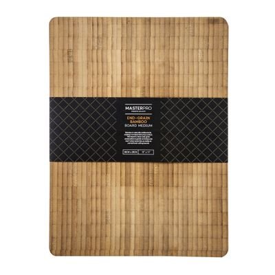 Masterpro Bamboo End-grain Board Medium 38cm