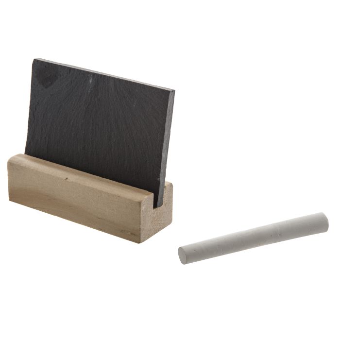 Name Cards Slate And Wood Set Of 6 D&w