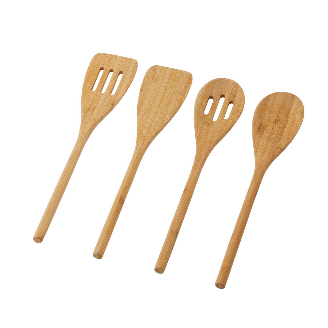 Davis & Waddell Essentials 4Pc Bamboo Wooden Cooking Utensils Set Of 4