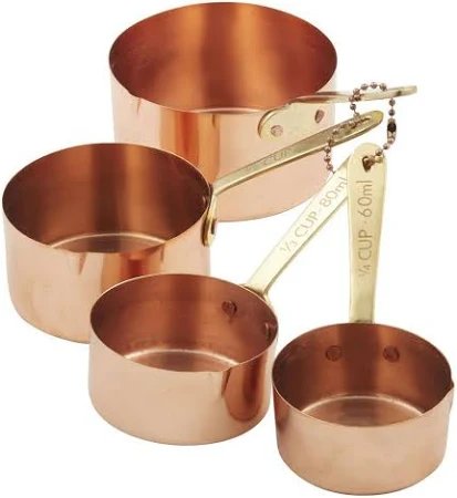 Academy Measuring Cup Set Copper/brass