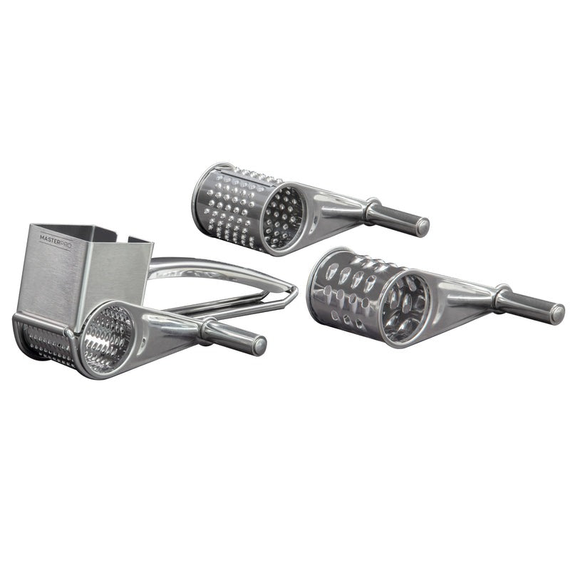 Deluxe Rotary Grater With 3 Blades