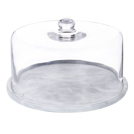 Ff Nuvolo Marble Dome 29X18Cm Gray