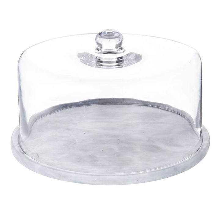 Ff Nuvolo Marble Dome 29X18Cm Gray