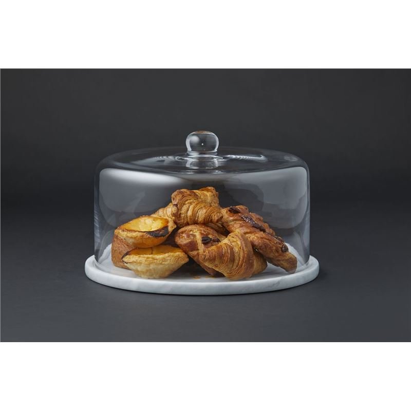 Ff Nuvolo Marble Dome 29X18Cm Gray