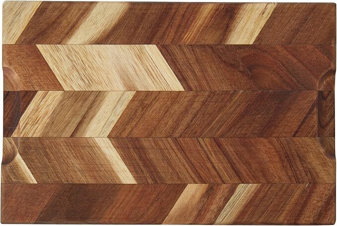 Davis & Waddell Herringbone Acacia Cutting Board Rectangle 30X40X1.5Cm