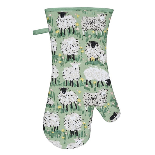 Uw Woolly Sheep Gauntlet Oven Glove