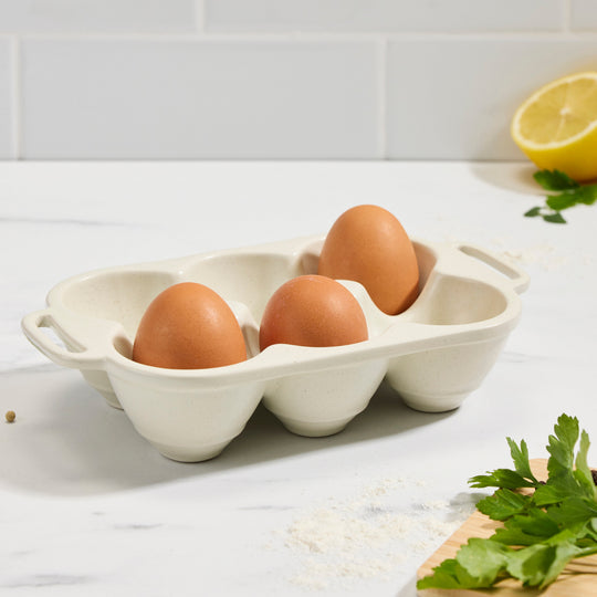 Davis & Waddell Darley Egg Tray Cream 21.5x12.5x4.5cm