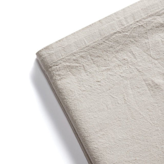 Am Sorrento Liveable Linen Tablecloth 150X230X1Cm Brown
