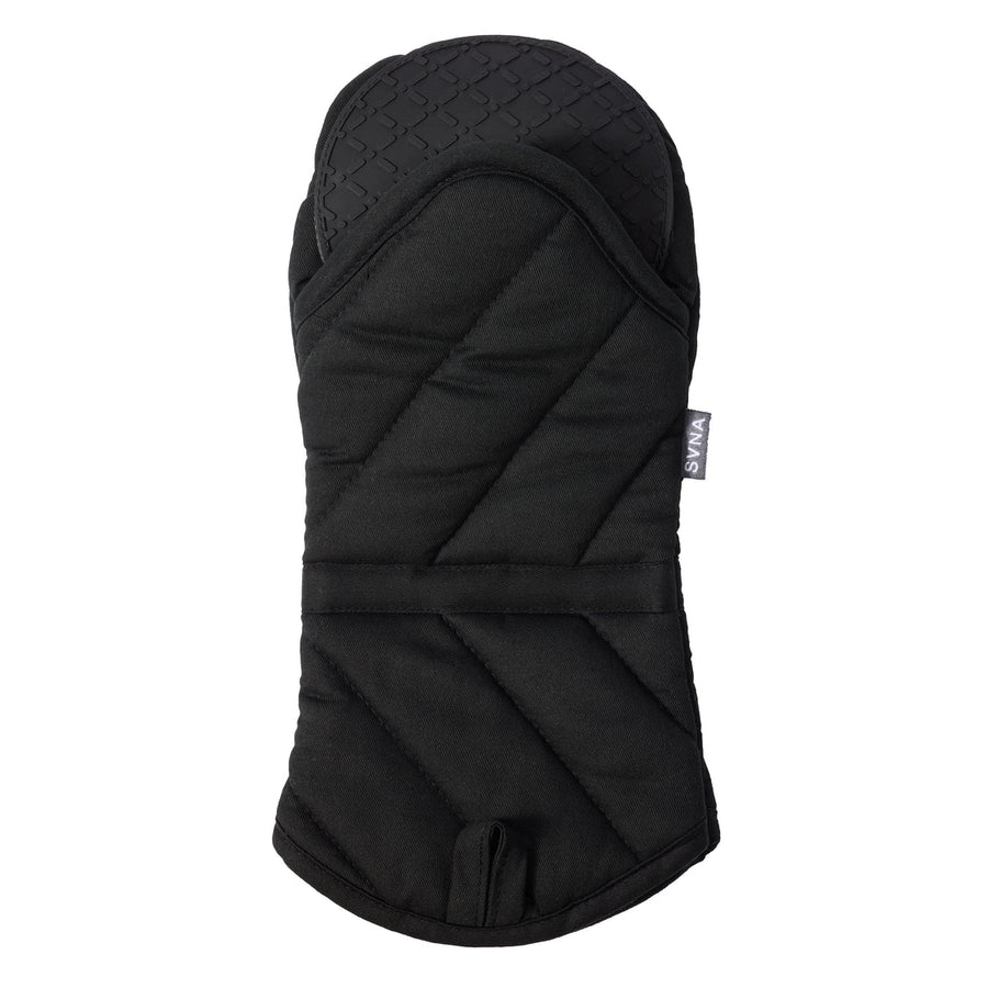 Svna Safe & Snug Oven Glove Black 34X16.5X4Cm