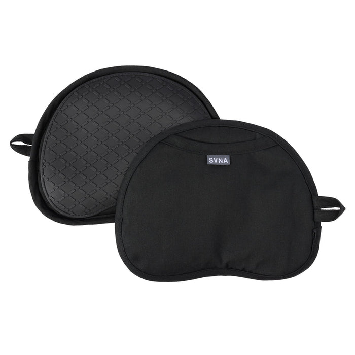 Svna Safe & Snug Oven Mitts 2Pcs Set Black 18X22Cm