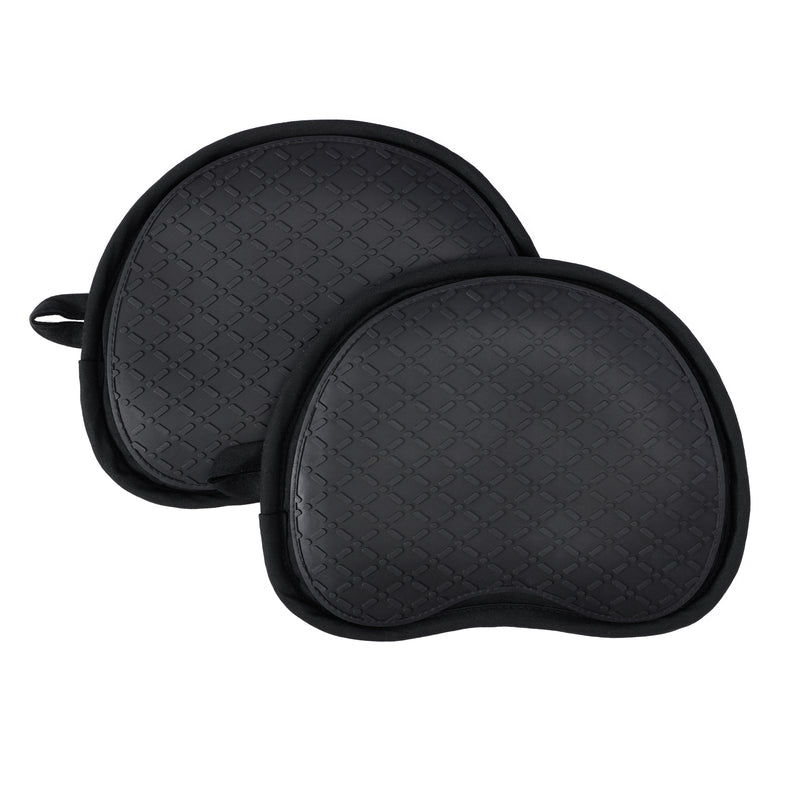 Svna Safe & Snug Oven Mitts 2Pcs Set Black 18X22Cm