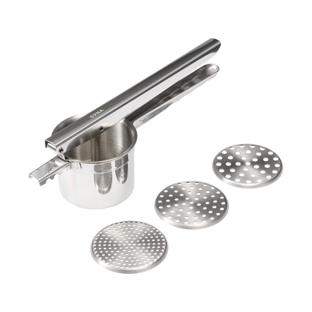 S V N A 3 In 1 Stainless Steel Potato Ricer 30.5x10x12.5cm