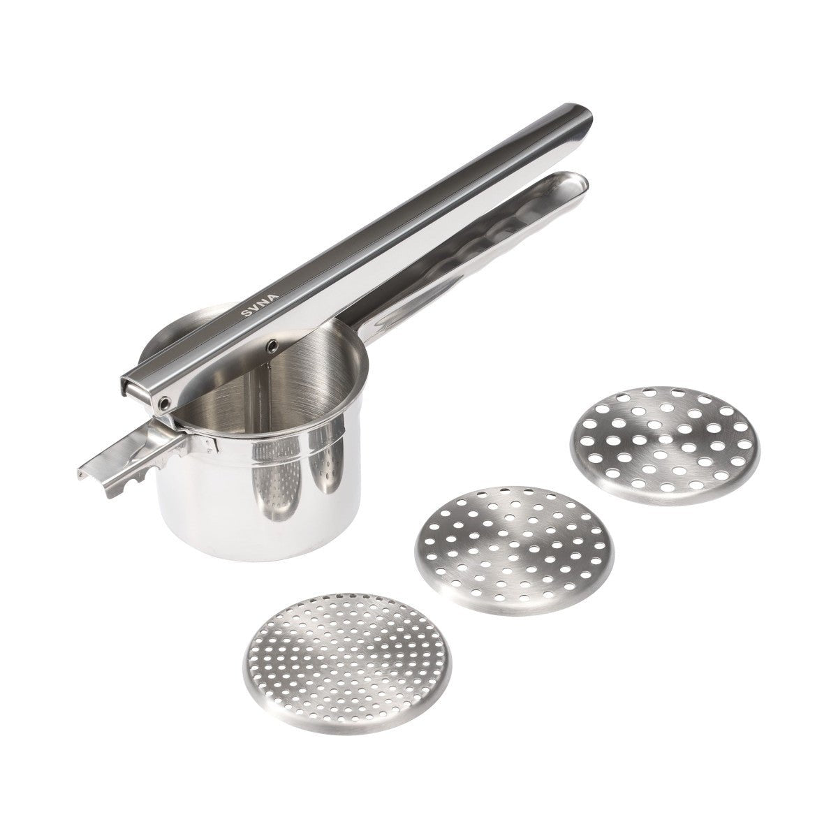 S V N A 3 In 1 Stainless Steel Potato Ricer 30.5x10x12.5cm