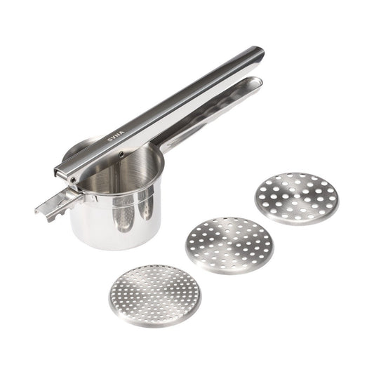 S V N A 3 In 1 Stainless Steel Potato Ricer 30.5x10x12.5cm